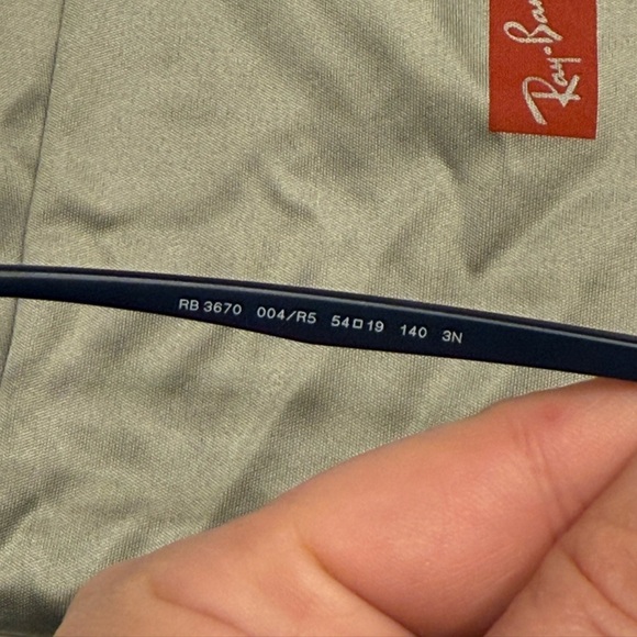 Ray Ban Sunglasses (RB3670) Gunmetal Frame with blue gray lenses - Picture 8 of 13